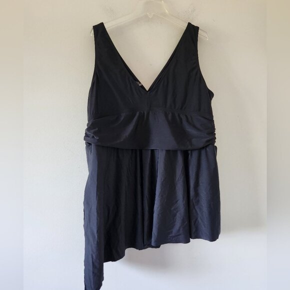 TORRID | Wireless Short Asymmetrical Swim Dress With Brief Sz 4X - Picture 6 of 8